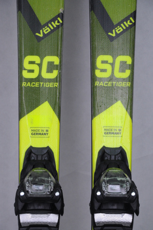 NARTY UŻYWANE VOLKL RACETIGER SC 24/25 + VMotion 10 165 cm NRC64