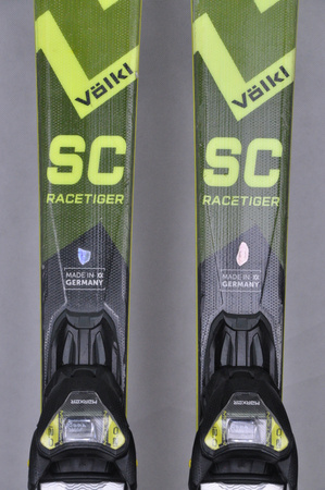 NARTY UŻYWANE VOLKL RACETIGER SC 24/25 + VMotion 12 153 cm NRC838