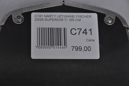 NARTY UŻYWANE FISCHER RC4 SUPERIOR TI 23/24 + Z11 165 cm NRC741
