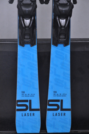 NARTY UŻYWANE STOCKLI LASER SL + MC11 24/25 155 cm NRC15