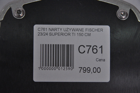 NARTY UŻYWANE FISCHER RC4 SUPERIOR TI 23/24 + Z11 150 cm NRC761