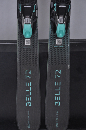 NARTY UŻYWANE NORDICA BELLE 72 DC 24/25 + TP2 11 150 cm NRC617