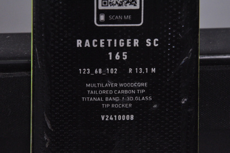 NARTY UŻYWANE VOLKL RACETIGER SC 24/25 + VMotion 12 165 cm NRC833