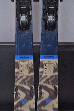NARTY UŻYWANE K2 DISRUPTION 78TI + MXC 12 24/25 163 cm NRC987