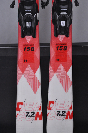 NARTY UŻYWANE VOLKL DEACON 7.2 + FTD 10 21/22 158 cm NRC1139