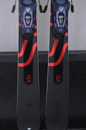 NARTY UŻYWANE HEAD E. V SHAPE 5 + PR 11 24/25 170 cm NRC01