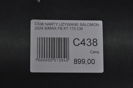 NARTY UŻYWANE SALOMON S/MAX F8 XT + M10 2024 170 cm NRC438