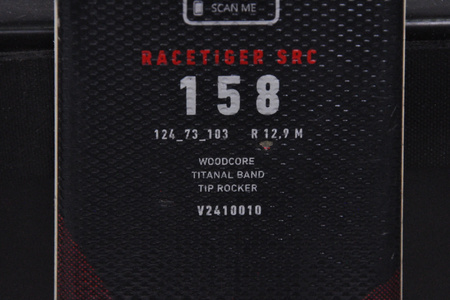 NARTY UŻYWANE VOLKL RACETIGER SRC + Motion 10 24/25 158 cm NRC208