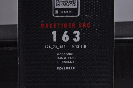 NARTY UŻYWANE VOLKL RACETIGER SRC + Motion 10 24/25 163 cm NRC215