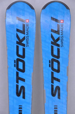 NARTY UŻYWANE STOCKLI LASER SL + MC11 24/25 160 cm NRC27