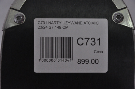 NARTY UŻYWANE ATOMIC REDSTER S7 + M12 GW 23/24 149 cm NRC731