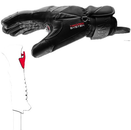 RĘKAWICE NARCIARSKIE LEKI GRIFFIN BASE 3D Black/Gray 2026