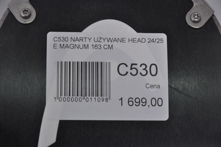 NARTY UŻYWANE HEAD SUPERSHAPE E. MAGNUM + Head PRD12 24/25 163 cm NRC530