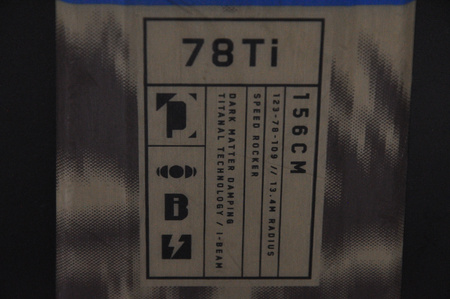 NARTY UŻYWANE K2 DISRUPTION 78TI + MXC 12 24/25 156 cm NRC988