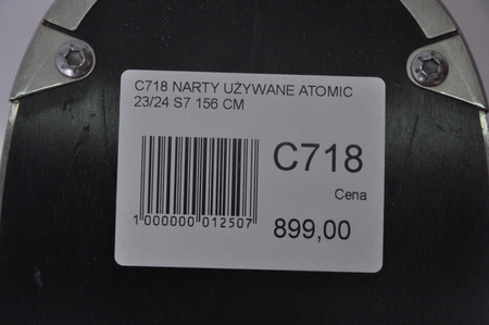 NARTY UŻYWANE ATOMIC REDSTER S7 + M12 GW 23/24 156 cm NRC718