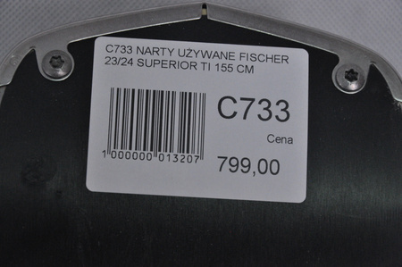 NARTY UŻYWANE FISCHER RC4 SUPERIOR TI 23/24 + Z11 155 cm NRC733