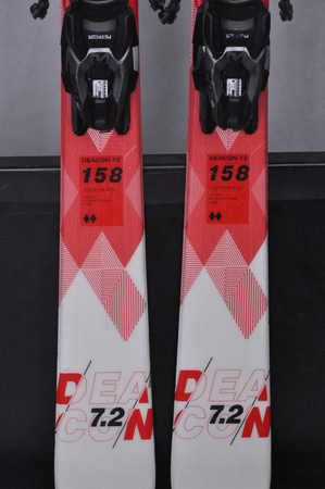 NARTY UŻYWANE VOLKL DEACON 7.2 + FTD 10 21/22 158 cm NRC1122
