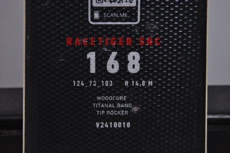 NARTY UŻYWANE VOLKL RACETIGER SRC + Motion 10 24/25 168 cm NRC223