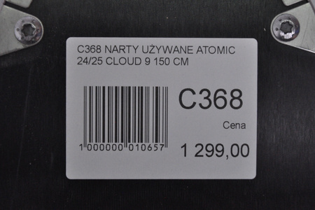 DAMSKIE NARTY UŻYWANE ATOMIC CLOUD C9 + M10 GW 24/25 150 cm NRC368