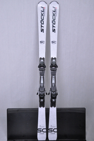 NARTY UŻYWANE STOCKLI LASER SC + MC11 24/25 163 cm NRC101