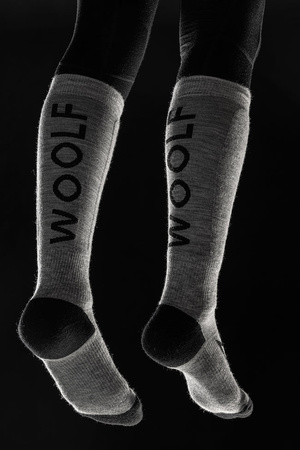 SKARPETY WOLF MERINO ULSAAK TECH Grey