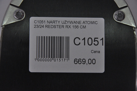 NARTY UŻYWANE ATOMIC REDSTER RX + M10 23/24 156 cm NRC1051