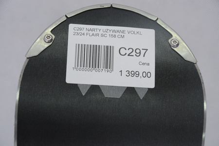 NARTY UŻYWANE VOLKL FLAIR SC 23/24 + Marker VMOTION 11 158 cm NRC297