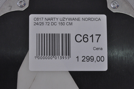 NARTY UŻYWANE NORDICA BELLE 72 DC 24/25 + TP2 11 150 cm NRC617
