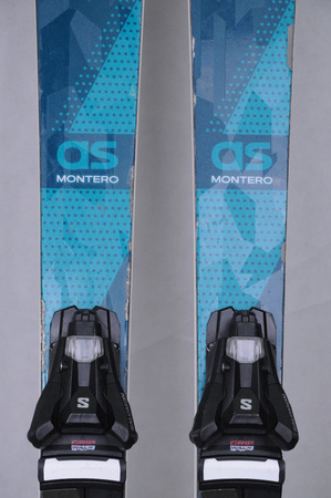 NARTY UŻYWANE STOCKLI MONTERO AS + Salomon Strive 11 24/25 160 cm NRC65