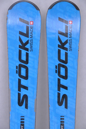 NARTY UŻYWANE STOCKLI LASER SL + MC11 24/25 165 cm NRC28
