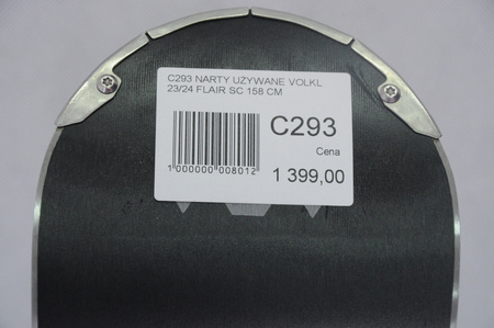 NARTY UŻYWANE VOLKL FLAIR SC 23/24 + Marker VMOTION 11 158 cm NRC293