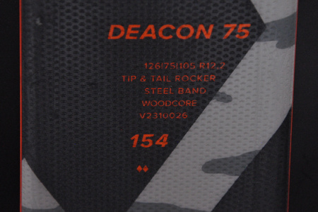 NARTY UŻYWANE VOLKL DEACON 75 + Motion 12 23/24 154 cm NRC123