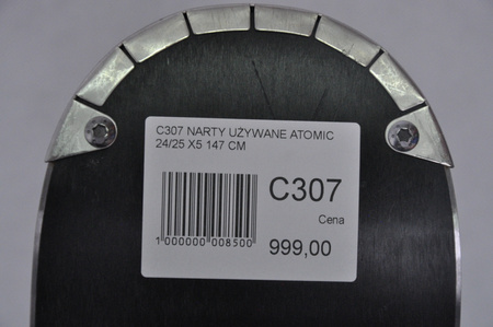 NARTY UŻYWANE ATOMIC REDSTER X5 + Atomic M10 GW 24/25 147 cm NRC307