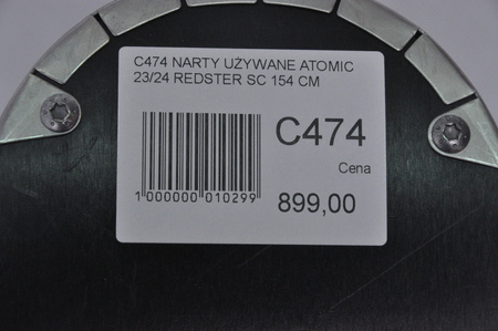 NARTY UŻYWANE ATOMIC REDSTER SC + M10 23/24 154 cm NRC474