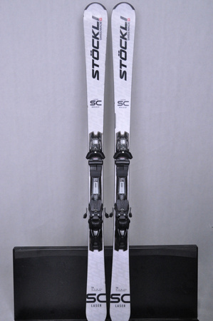 NARTY UŻYWANE STOCKLI LASER SC + MC11 24/25 156 cm NRC96