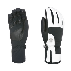 DAMSKIE RĘKAWICE LEVEL IRIS W Black/White 2026