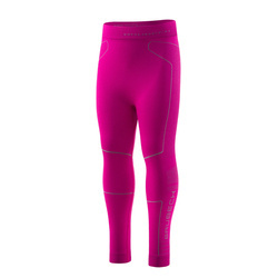 SPODNIE TERMICZNE BRUBECK THERMO KIDS Fuchsia/Grey
