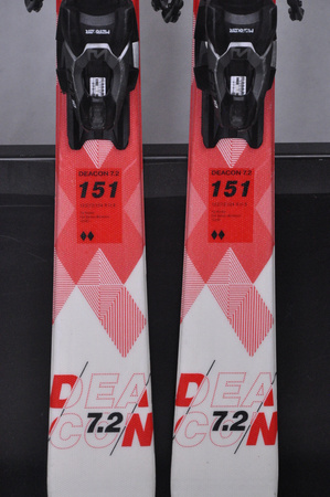 NARTY UŻYWANE VOLKL DEACON 7.2 + FTD 10 21/22 151 cm NRC1147