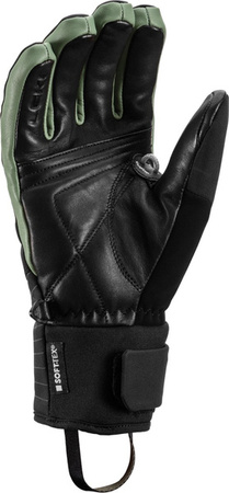 DAMSKIE RĘKAWICE NARCIARSKIE LEKI SPARROW 3D Black/Dusty Green 2025