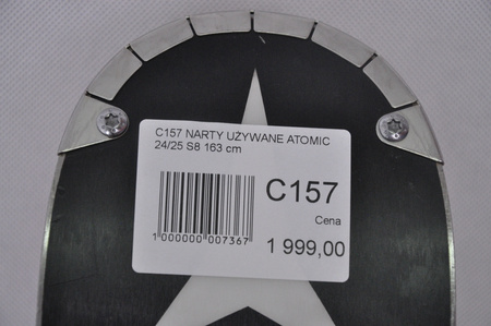 NARTY UŻYWANE ATOMIC REDSTER S8 + X12 GW 24/25 163 cm NRC157