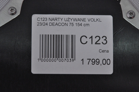 NARTY UŻYWANE VOLKL DEACON 75 + Motion 12 23/24 154 cm NRC123