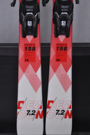 NARTY UŻYWANE VOLKL DEACON 7.2 + FTD 10 21/22 158 cm NRC1135