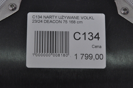 NARTY UŻYWANE VOLKL DEACON 75 + Motion 12 23/24 168 cm NRC134