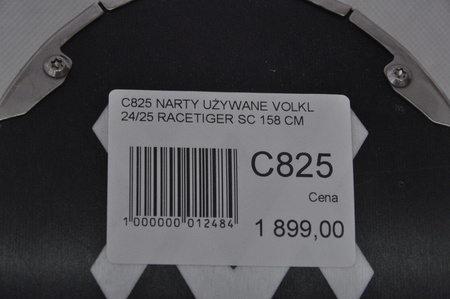 NARTY UŻYWANE VOLKL RACETIGER SC 24/25 + VMotion 12 158 cm NRC825
