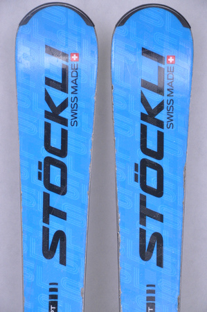 NARTY UŻYWANE STOCKLI LASER SL + MC11 24/25 160 cm NRC24
