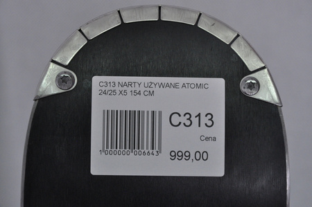 NARTY UŻYWANE ATOMIC REDSTER X5 + Atomic M10 GW 24/25 154 cm NRC313