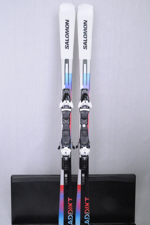 NARTY UŻYWANE SALOMON ADDIKT + Salomon Z12 24/25 163 cm NRC62