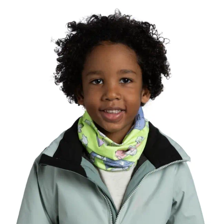 JUNIORSKI BUFF CHUSTA THERMONET  Jutka Lime