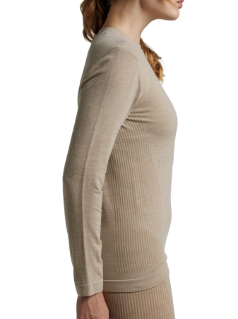 DAMSKA KOSZULKA TERMICZNA X-BIONIC MIGHTYWOOL LS Sand 2026