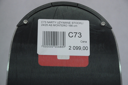 NARTY UŻYWANE STOCKLI MONTERO AS + Salomon Strive 11 24/25 166 cm NRC73